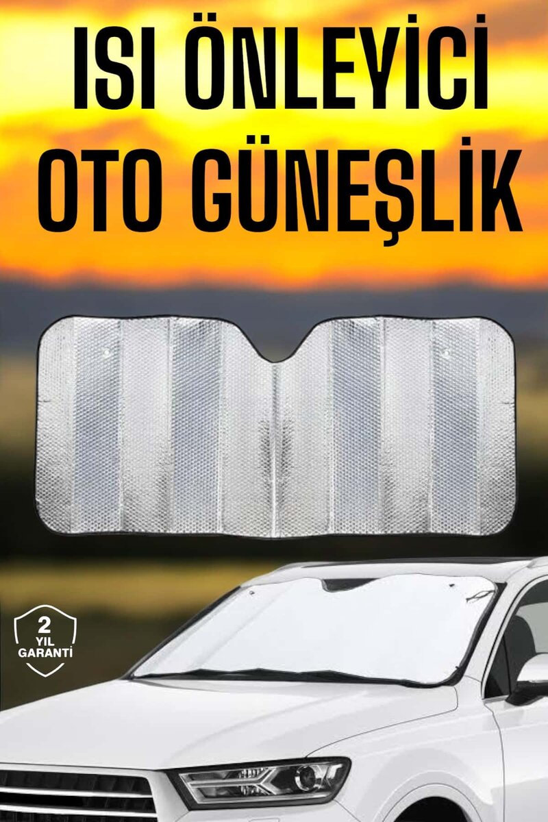 Oto Güneşlik Isı Önleyici Tüm Araçlara Uyumlu UV Işınlarına Karşı 1 Oto Güneşlik Isı Önleyici Tüm Araçlara Uyumlu UV Işınlarına Karşı