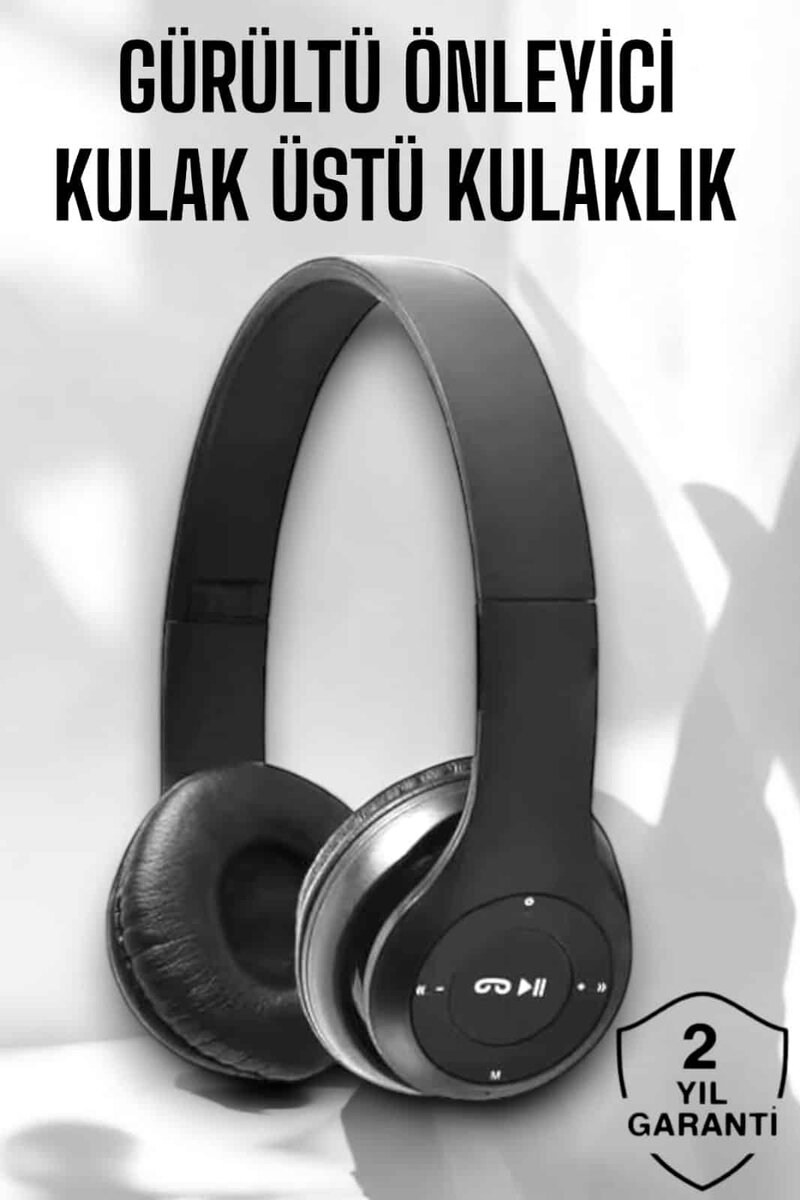Ayarlanabilir Kafa Bandı ile Yüksek Performanslı Bluetooth Kulaklık 1 Ayarlanabilir Kafa Bandı ile Yüksek Performanslı Bluetooth Kulaklık