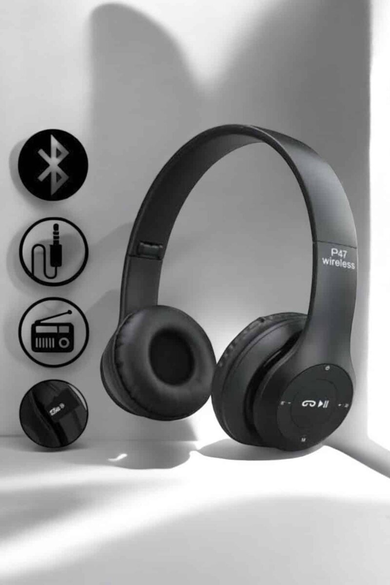 Ayarlanabilir Kafa Bandı ile Yüksek Performanslı Bluetooth Kulaklık 4 Ayarlanabilir Kafa Bandı ile Yüksek Performanslı Bluetooth Kulaklık - Görsel 4