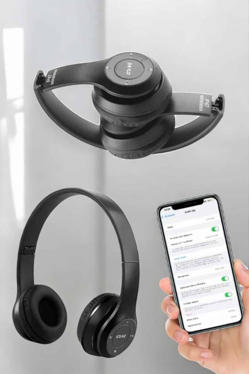 Ayarlanabilir Kafa Bandı ile Yüksek Performanslı Bluetooth Kulaklık 2 Ayarlanabilir Kafa Bandı ile Yüksek Performanslı Bluetooth Kulaklık - Görsel 2