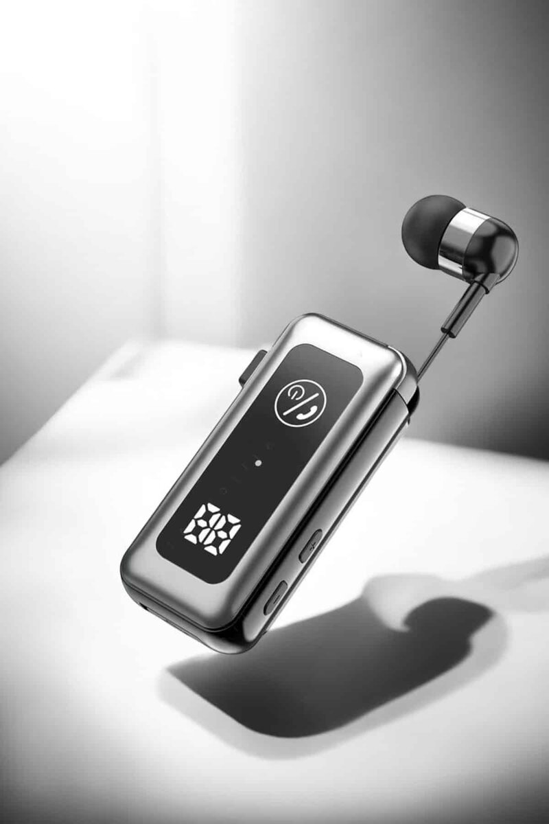 Kablolu Makaralı Bluetooth Kulaklık Uzun Pil Ömrü Dijital Göstergeli 4 Kablolu Makaralı Bluetooth Kulaklık Uzun Pil Ömrü Dijital Göstergeli - Görsel 4