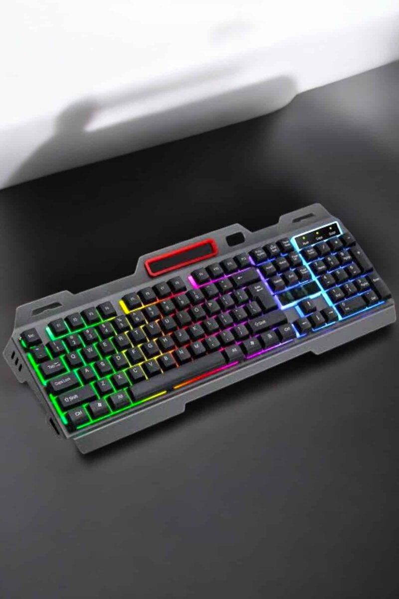 Led Işıklı Oyuncu Klavye Usb Girişli RGB Işıklı Q Klavye Mouse Hediyeli 2 Led Işıklı Oyuncu Klavye Usb Girişli RGB Işıklı Q Klavye Mouse Hediyeli - Görsel 2