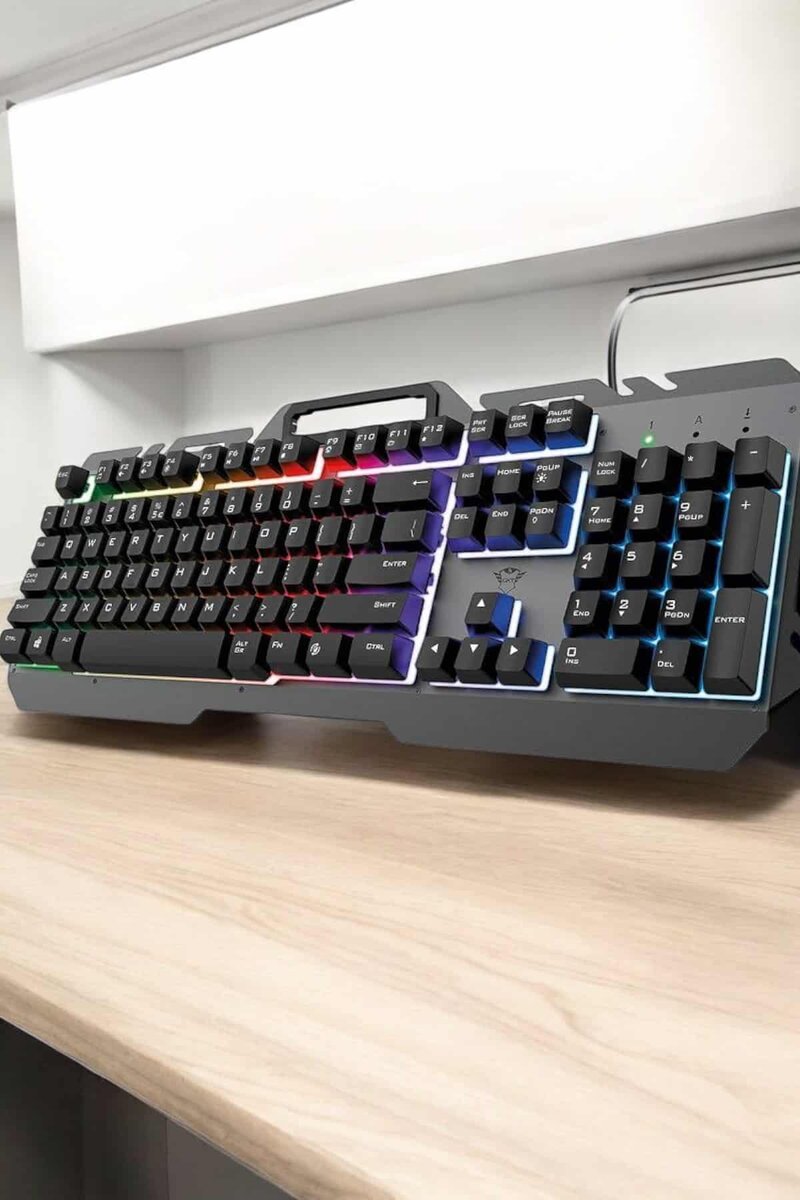 Q Klavye RGB Işıklı Klavye Ve Mouse Seti Kablolu Mouse Hediyeliş 3 Q Klavye RGB Işıklı Klavye Ve Mouse Seti Kablolu Mouse Hediyeliş - Görsel 3