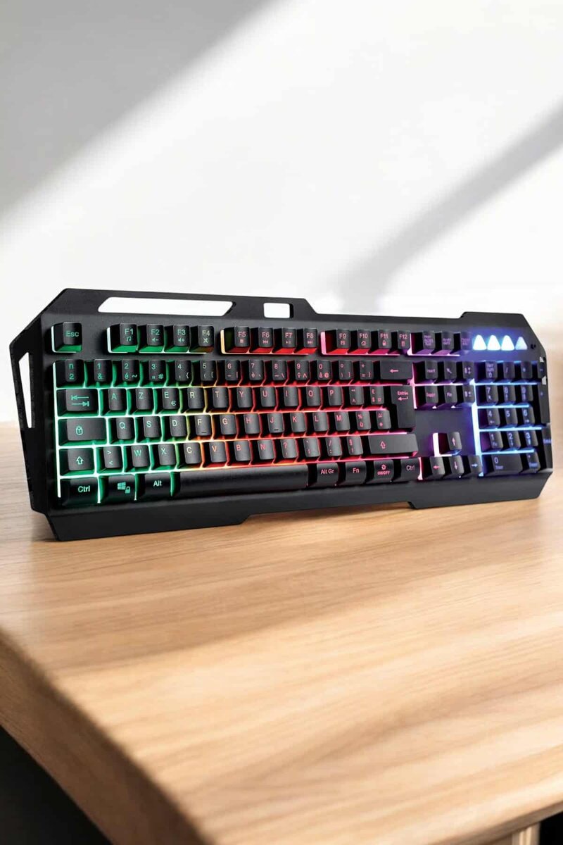 Q Klavye RGB Işıklı Klavye Ve Mouse Seti Kablolu Mouse Hediyeliş 4 Q Klavye RGB Işıklı Klavye Ve Mouse Seti Kablolu Mouse Hediyeliş - Görsel 4