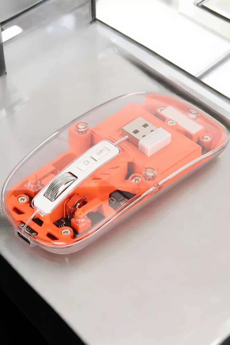 Kablosuz Mouse Fare 5.0 Bluetooth Bağlantılı USB Girişli 3 Kablosuz Mouse Fare 5.0 Bluetooth Bağlantılı USB Girişli - Görsel 3