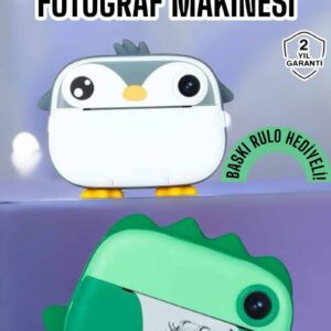 Çocuklar için Fotoğraf Makinesi Anlık Baskı Makinesi HD Görüntü Kalitesi