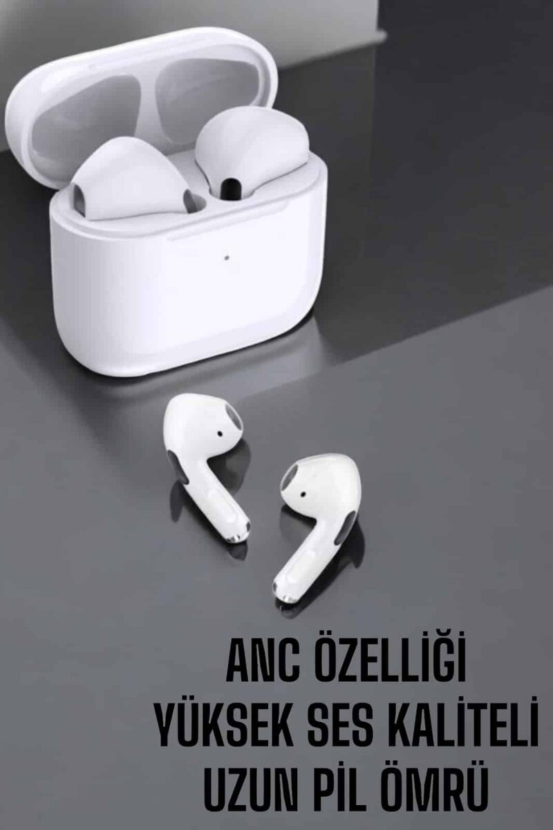 Beyaz Yeni Nesil Pro Bluetooth Kulaklık Yüksek Ses Kaliteli ANC Özelliği 2 Beyaz Yeni Nesil Pro Bluetooth Kulaklık Yüksek Ses Kaliteli ANC Özelliği - Görsel 2