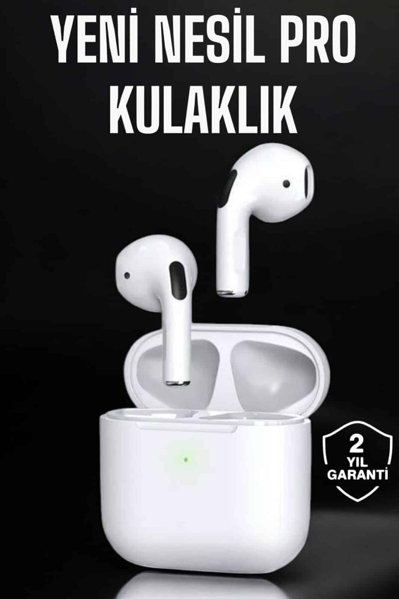 Beyaz Yeni Nesil Pro Bluetooth Kulaklık Yüksek Ses Kaliteli ANC Özelliği 1 Beyaz Yeni Nesil Pro Bluetooth Kulaklık Yüksek Ses Kaliteli ANC Özelliği