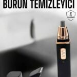 Seyahat Tipi Mini Taşınabilir Siyah Burun Kulak Yanak Kıl ve Tüy Temizleme Makinesi
