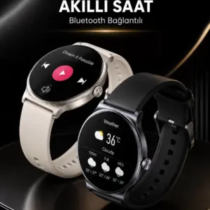 Akıllı Saat Sesli Görüşme Bluetooth Bağlantılı 3 Kordonlu