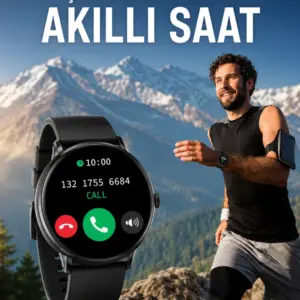 Akıllı Saat Çok Fonksiyonlu Sesli Görüşme NFC Uyumlu Amoled Ekran