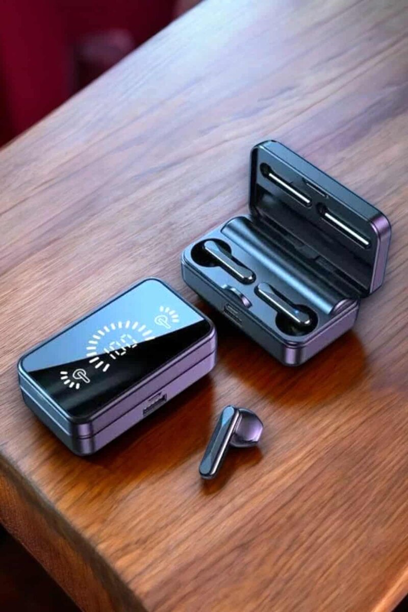 Aynalı Bluetooth Kulaklık Telefon Standlı Dijital Göstergeli 2 Aynalı Bluetooth Kulaklık Telefon Standlı Dijital Göstergeli - Görsel 2