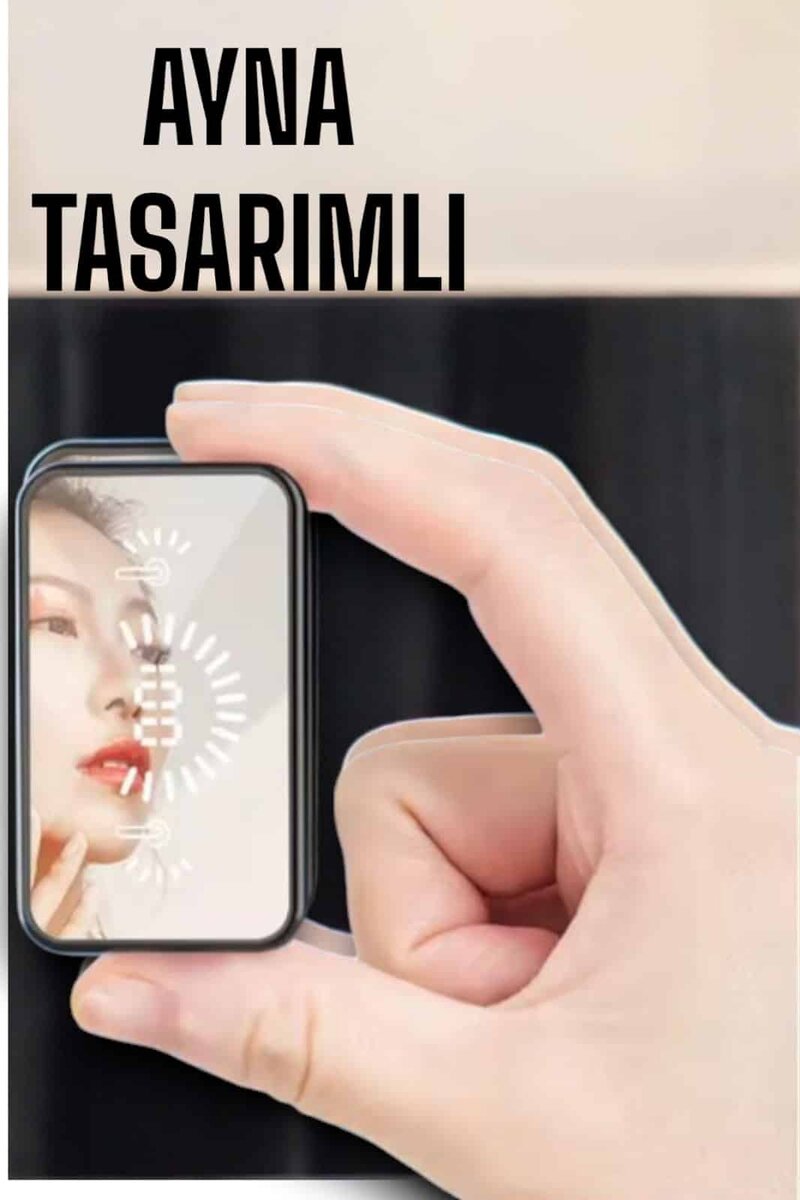 Aynalı Bluetooth Kulaklık Telefon Standlı Dijital Göstergeli 4 Aynalı Bluetooth Kulaklık Telefon Standlı Dijital Göstergeli - Görsel 4
