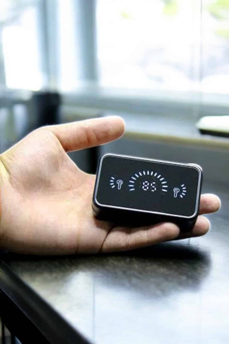Telefon Standlı Bluetooth Kulaklık Aynalı Yüksek Ses Kaliteli 3 Telefon Standlı Bluetooth Kulaklık Aynalı Yüksek Ses Kaliteli - Görsel 3