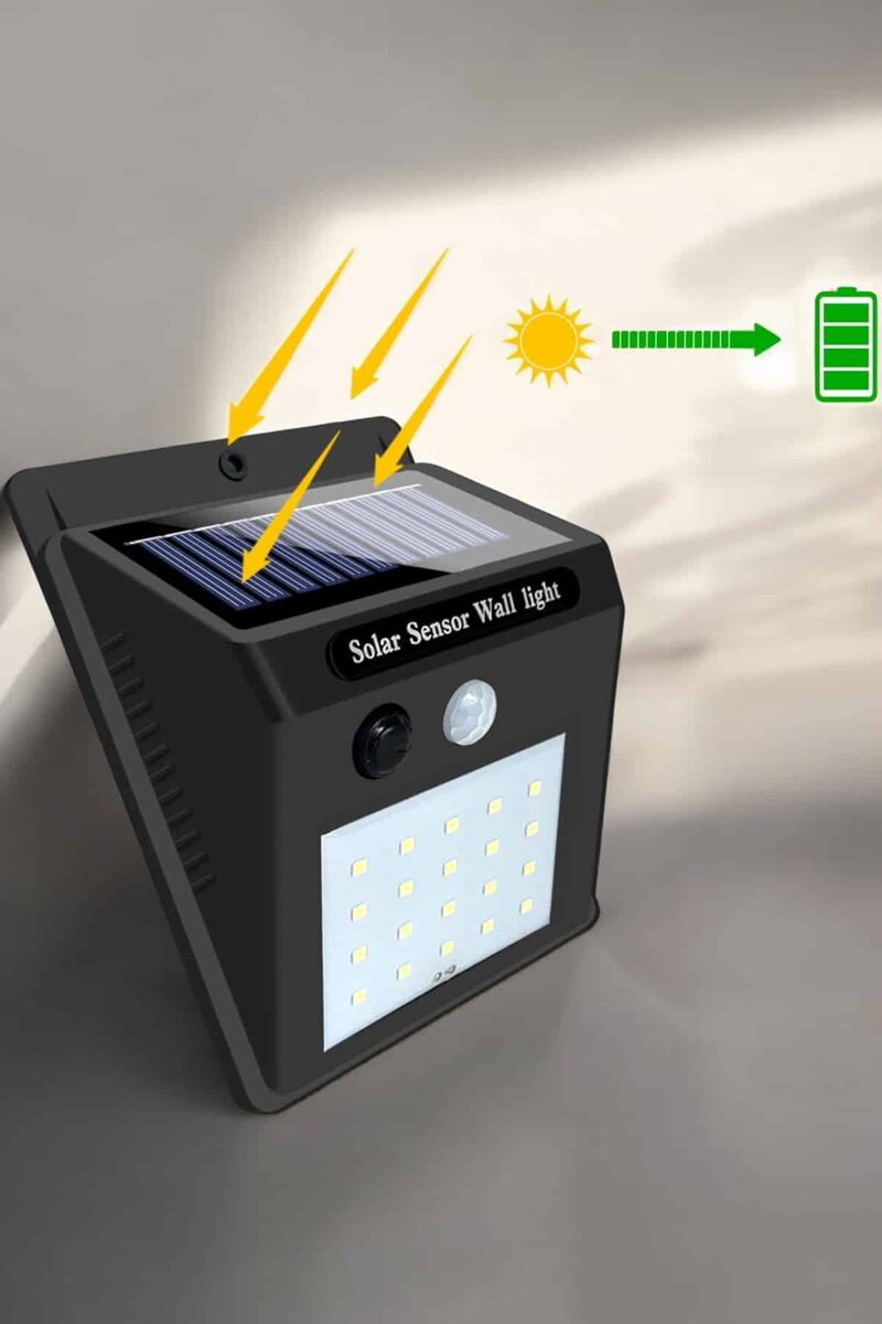 Güneş Enerjili Bahçe Lambası Solar Gece Aydınlatma Sensörlü Lamba 3 Güneş Enerjili Bahçe Lambası Solar Gece Aydınlatma Sensörlü Lamba - Görsel 3