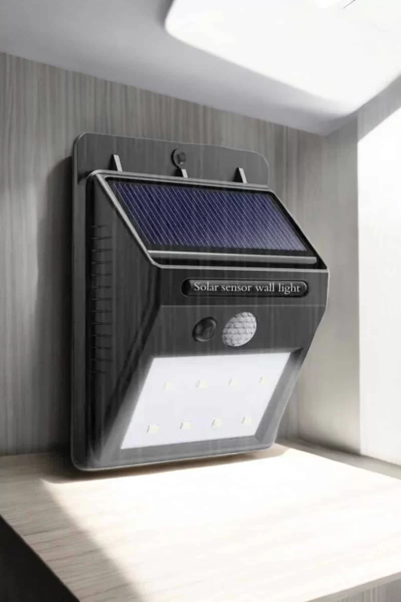 Solar Lamba Giriş Bahçe Yol Avlu Hareket Sensörlü Led 4 Solar Lamba Giriş Bahçe Yol Avlu Hareket Sensörlü Led - Görsel 4