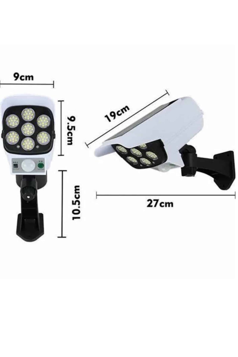 Kamera Görünümlü Led Lamba Dönebilen Bahçe Aydınlatması Duvar Lambası 4 Kamera Görünümlü Led Lamba Dönebilen Bahçe Aydınlatması Duvar Lambası - Görsel 4