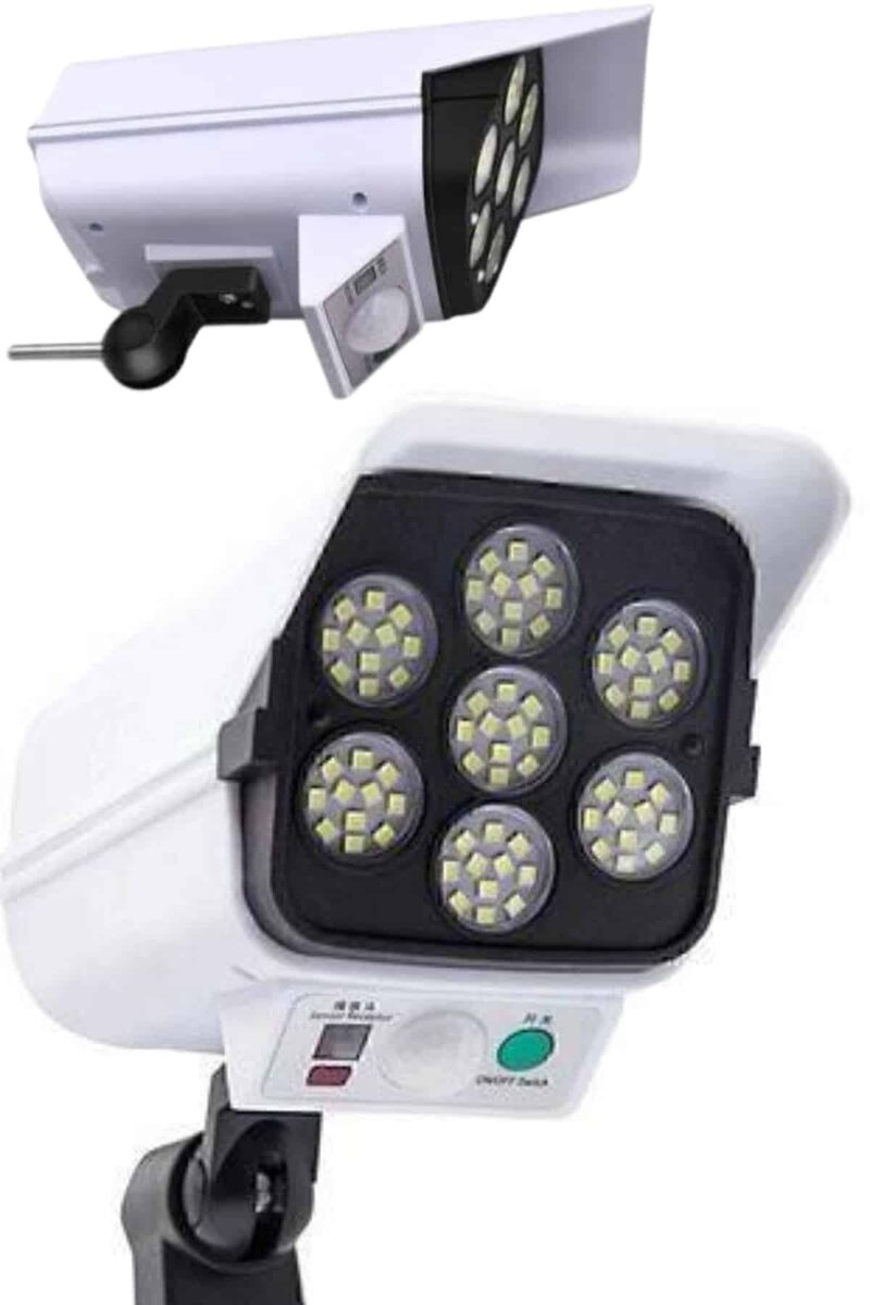 Solar Lamba Kamera Görünümlü Duvar Lambası Dönebilen Bahçe Aydınlatması 3 Solar Lamba Kamera Görünümlü Duvar Lambası Dönebilen Bahçe Aydınlatması - Görsel 3