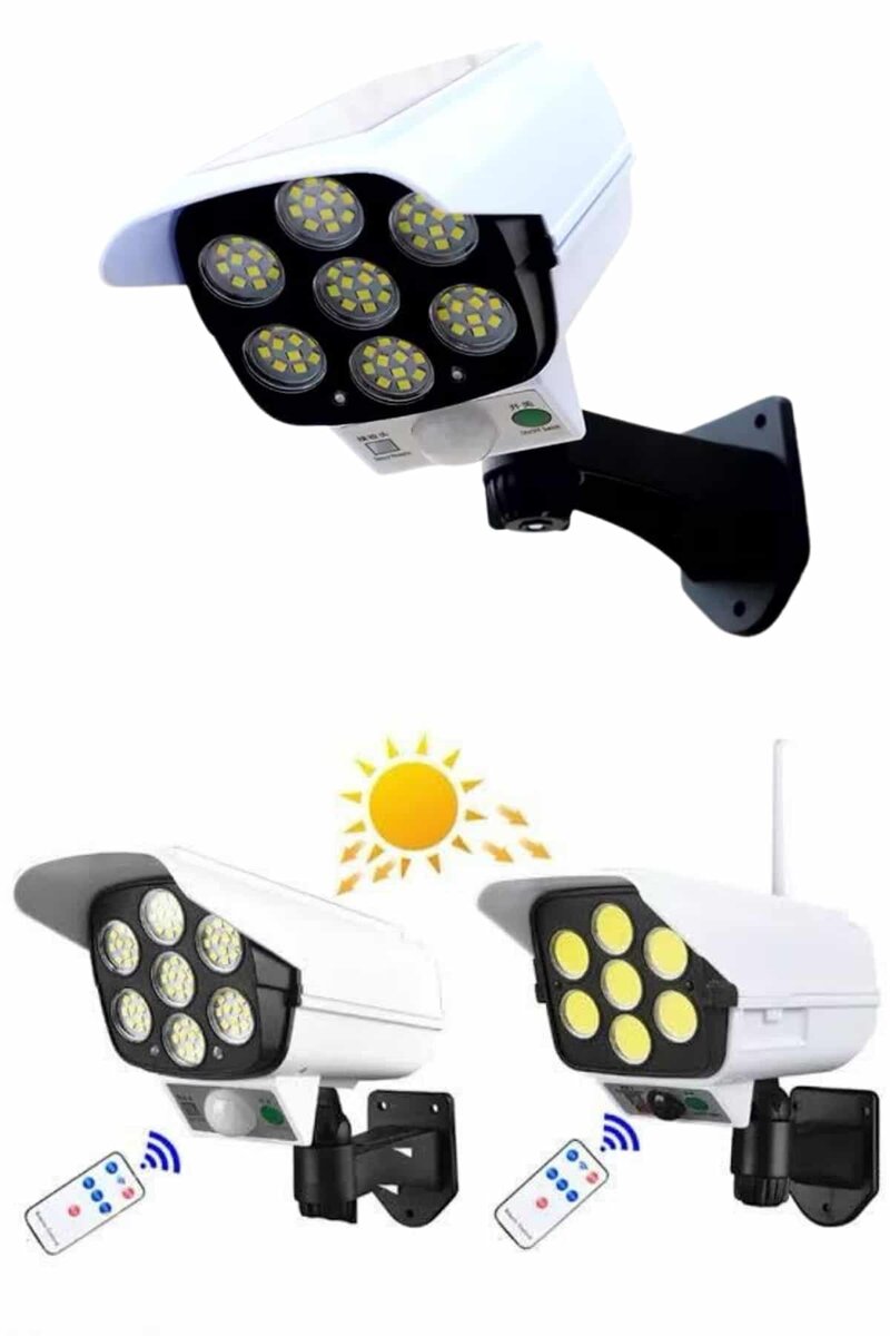 KAMERA GÖRÜNÜMLÜ SOLAR LAMBA 4 KAMERA GÖRÜNÜMLÜ SOLAR LAMBA - Görsel 4