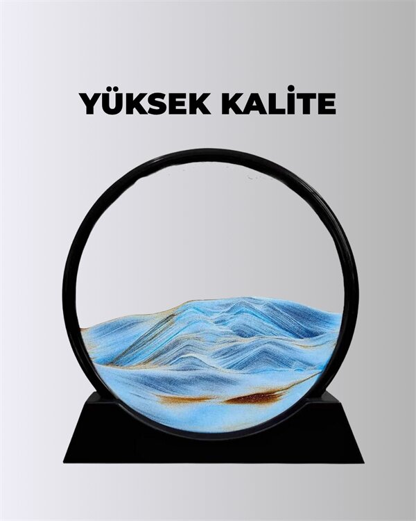 Zihin Açıcı Kum Manzarası – 3D Dinamik Kum Tablosu Dekoratif Dönüştükçe Yenilenen Sakinleştirici Sanat Eseri 3 Zihin Açıcı Kum Manzarası – 3D Dinamik Kum Tablosu Dekoratif Dönüştükçe Yenilenen Sakinleştirici Sanat Eseri - Görsel 3