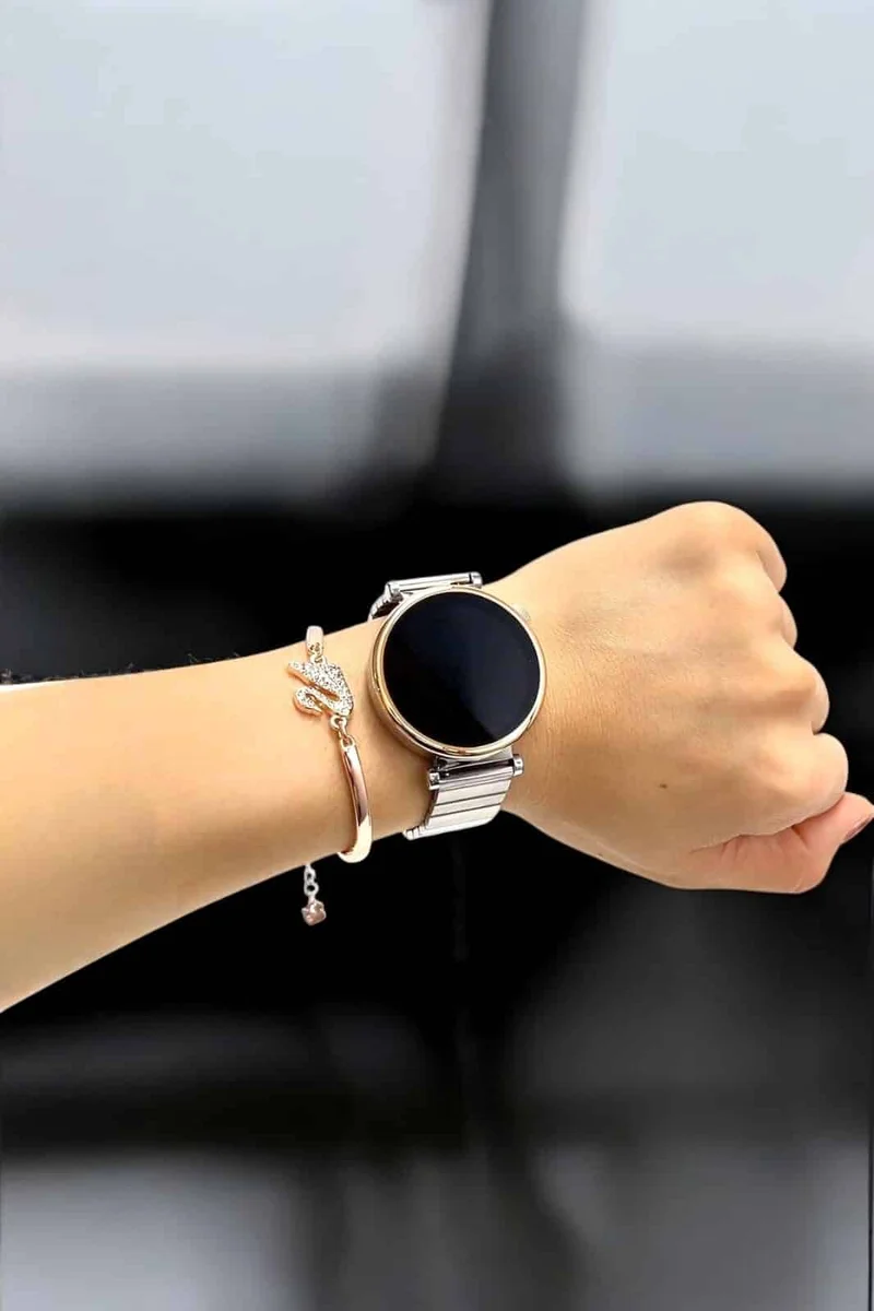 Akıllı Saat Kadınlara Özel Arama Cevaplayan Bluetooth Bağlantılı 3 Akıllı Saat Kadınlara Özel Arama Cevaplayan Bluetooth Bağlantılı - Görsel 3