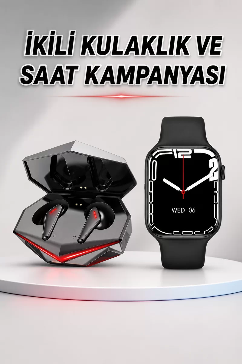 İkili Set Dev Kampanya Ucuz Kulaklık Ucuz Akıllı Saat Gürültü Önleyici Uzun Pil Ömrü 1 İkili Set Dev Kampanya Ucuz Kulaklık Ucuz Akıllı Saat Gürültü Önleyici Uzun Pil Ömrü