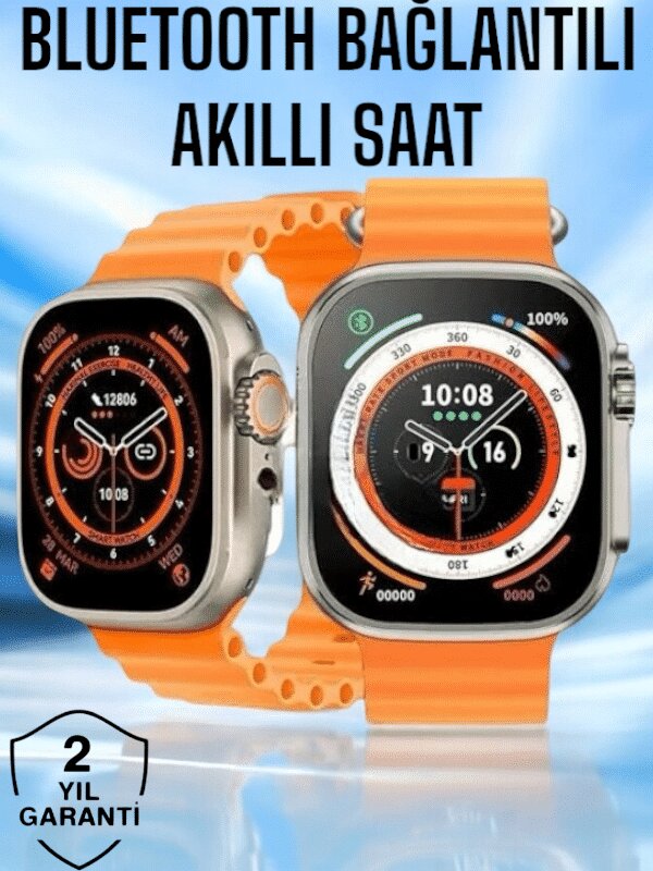 Yeni Nesil Ultra Akıllı Saat Titreşimli Uyku & Sağlık Takibi Çift Kordon 1 Yeni Nesil Ultra Akıllı Saat Titreşimli Uyku & Sağlık Takibi Çift Kordon