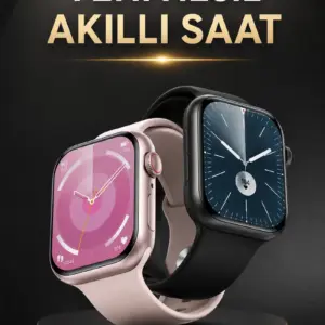 Akıllı Saat Alarm ve Titreşim Uyku ve Sağlık Takibi GPS Uyumlu Nabız Ölçer Sesli Görüşme
