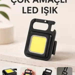 Kamp Işığı Çok Fonksiyonlu Taşınabilir Anahtarlık Kapak Açma Manyetik Özelliği