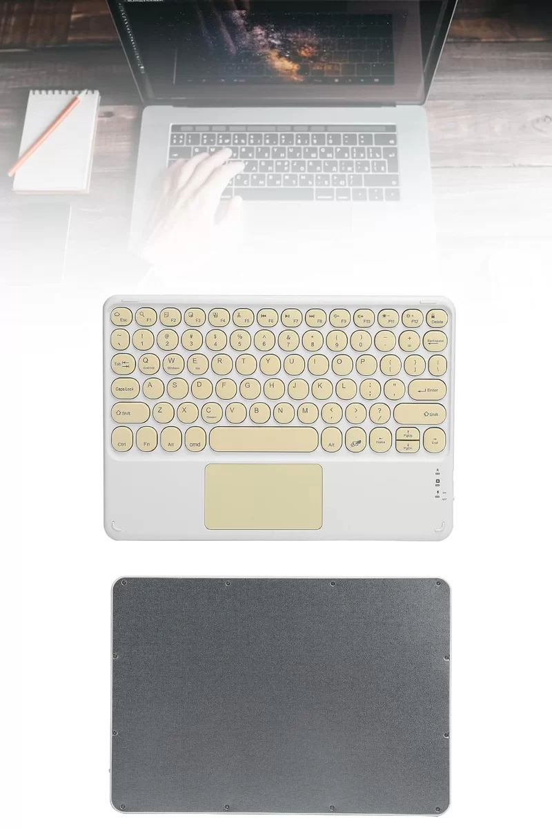 Touchpad Tüm Cihazlara Uyumlu Bluetooth Klavye Touchpad Slim Kablosuz Wifi Q Klavye 3 Touchpad Tüm Cihazlara Uyumlu Bluetooth Klavye Touchpad Slim Kablosuz Wifi Q Klavye - Görsel 3