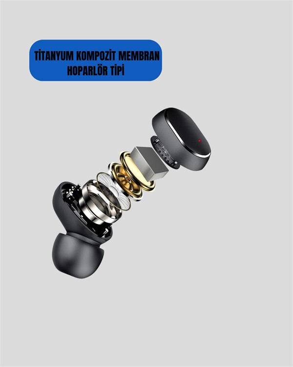 Bluetooth Kulaklık TWS Yüksek Ses Kaliteli Kesintisiz Dijital Göstergeli Kulaklık 4 Bluetooth Kulaklık TWS Yüksek Ses Kaliteli Kesintisiz Dijital Göstergeli Kulaklık - Görsel 4