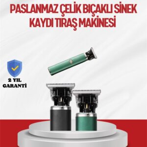 Saç Sakal Ense Paslanmaz Çelik T-Bıçak Vücut Tıraş Makinesi