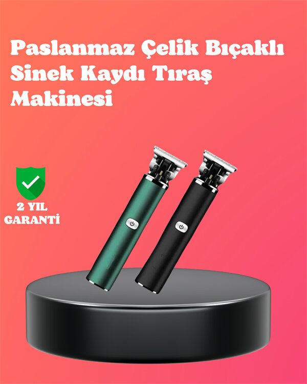 Paslanmaz Çelik Bıçaklı Sinek Kaydı Tıraş Makinesi Uzun Ömürlü 1 Paslanmaz Çelik Bıçaklı Sinek Kaydı Tıraş Makinesi Uzun Ömürlü