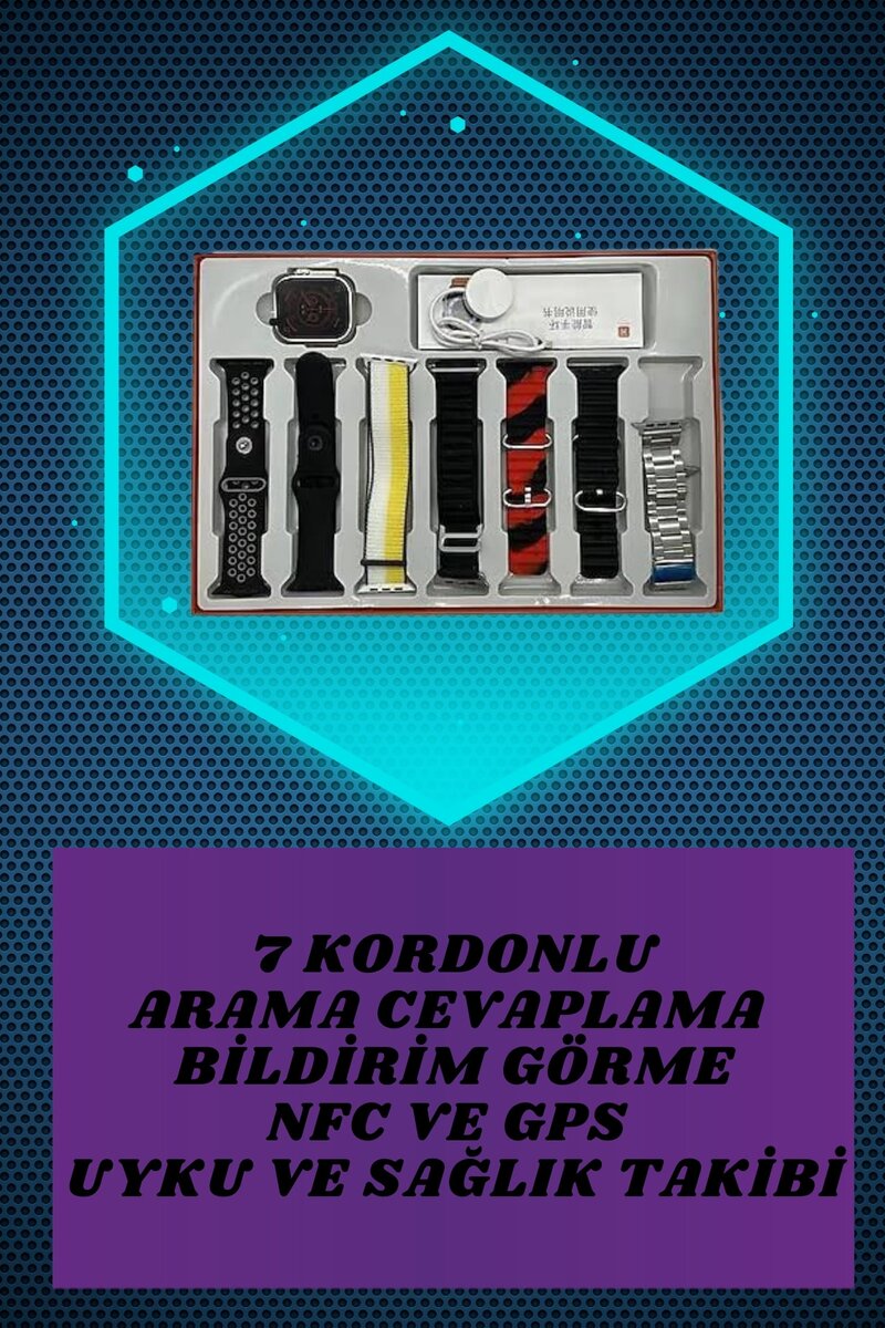 Kulak Üstü P9 Kablosuz Bluetooth Kulaklık ve 7 Kordonlu Akıllı Saat 3 Kulak Üstü P9 Kablosuz Bluetooth Kulaklık ve 7 Kordonlu Akıllı Saat - Görsel 3
