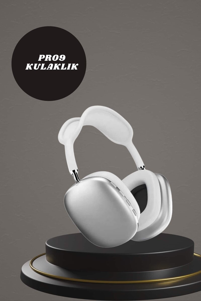 Kulak Üstü P9 Kablosuz Bluetooth Kulaklık ve 7 Kordonlu Akıllı Saat 4 Kulak Üstü P9 Kablosuz Bluetooth Kulaklık ve 7 Kordonlu Akıllı Saat - Görsel 4