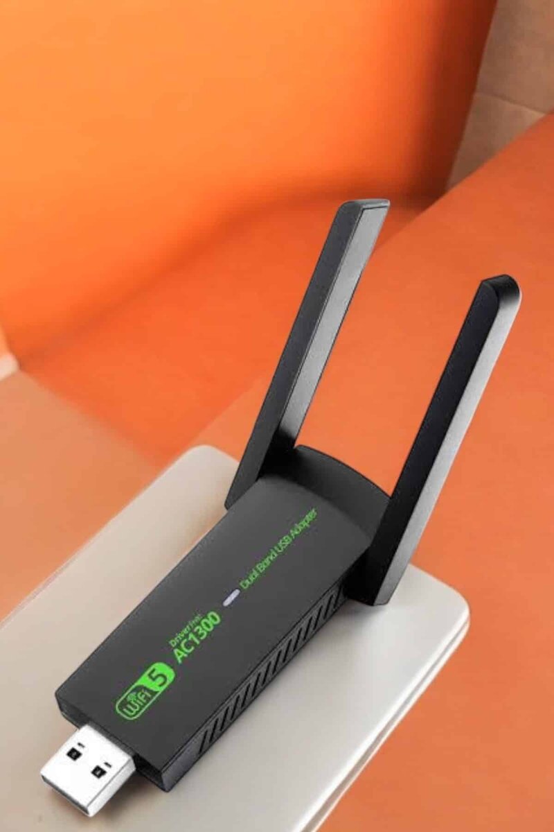 Wifi Adaptör Çift Bantlı Kablosuz Wifi Adaptörü 3 Wifi Adaptör Çift Bantlı Kablosuz Wifi Adaptörü - Görsel 3
