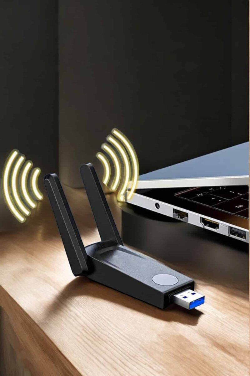 Dual Band Wifi Alıcı Adaptör USB 3.0 Destekli 4 Dual Band Wifi Alıcı Adaptör USB 3.0 Destekli - Görsel 4