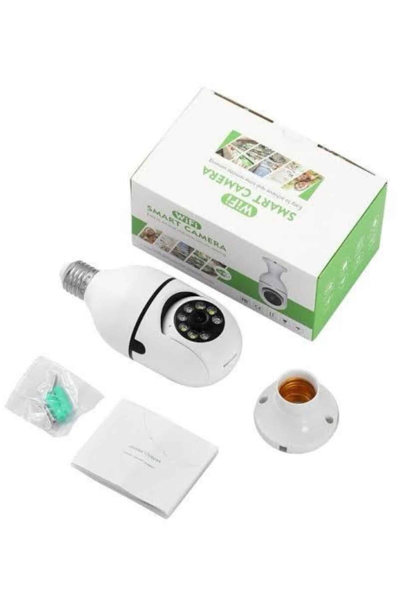 Ev Kamerası Wifi Kamerası Gece Görüşlü Akıllı Ampül Kamera 2 Ev Kamerası Wifi Kamerası Gece Görüşlü Akıllı Ampül Kamera - Görsel 2