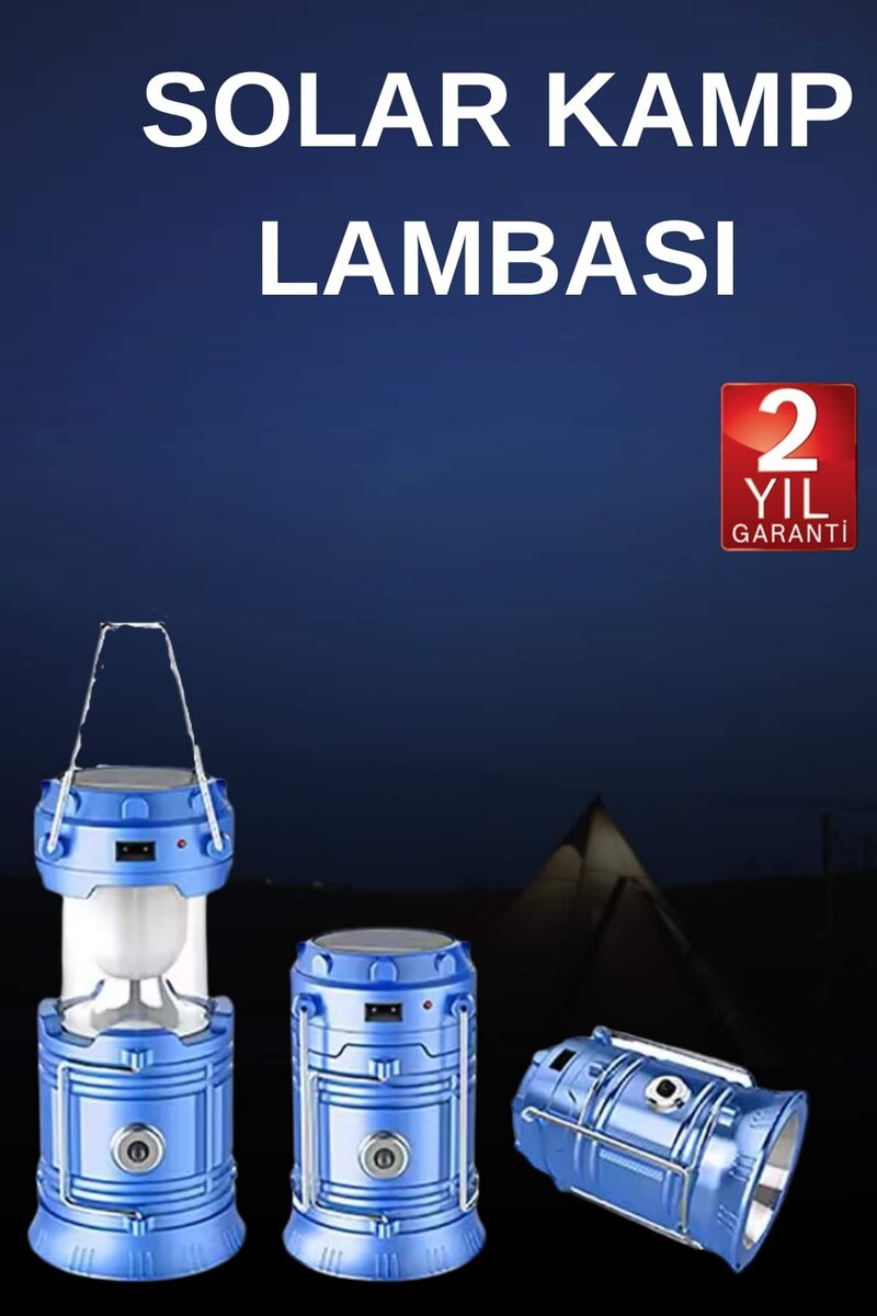 Solar Şarjlı Kamp Lambası Güneş Enerjili Kızaklı Kamp Feneri Çadır Feneri Led Işıldak 1 Solar Şarjlı Kamp Lambası Güneş Enerjili Kızaklı Kamp Feneri Çadır Feneri Led Işıldak