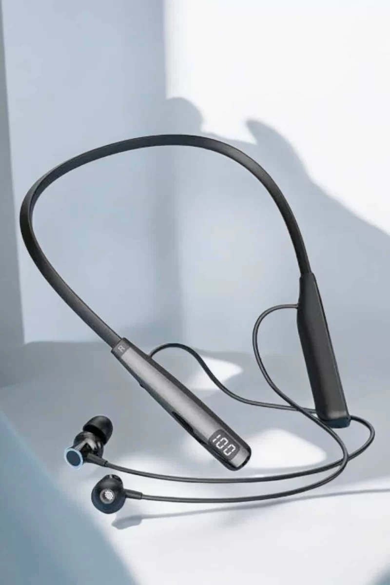 Dijital Batarya Göstergeli Bluetooth Özellikli Boyun Askılı Kulaklık 3 Dijital Batarya Göstergeli Bluetooth Özellikli Boyun Askılı Kulaklık - Görsel 3