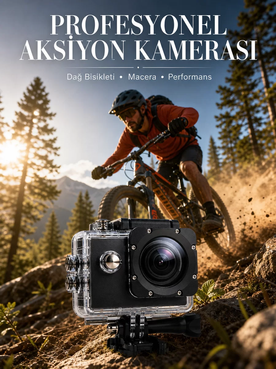 Yeni Nesil Full HD Görüntü Kalitesi Sunan Kompakt Aksiyon Kamerası 1080P 1 Yeni Nesil Full HD Görüntü Kalitesi Sunan Kompakt Aksiyon Kamerası 1080P