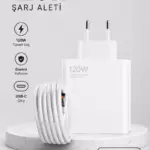 Turbo Hızlı Şarj Destekli 120W USB-C Şarj Seti
