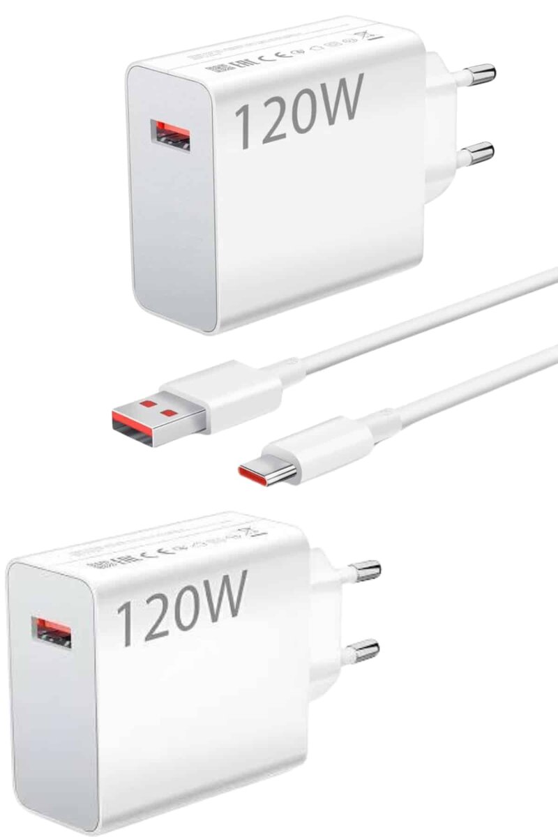 120 Watt Turbo Hızlı Şarj Aleti Seti Hızlı Şarj Adaptörü Beyaz 3 120 Watt Turbo Hızlı Şarj Aleti Seti Hızlı Şarj Adaptörü Beyaz - Görsel 3