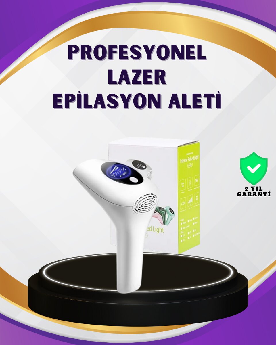 Hasuba HS-262 IPL Epilasyon Cihazı LCD Ekranlı 1M Flaş 1 Hasuba HS-262 IPL Epilasyon Cihazı LCD Ekranlı 1M Flaş