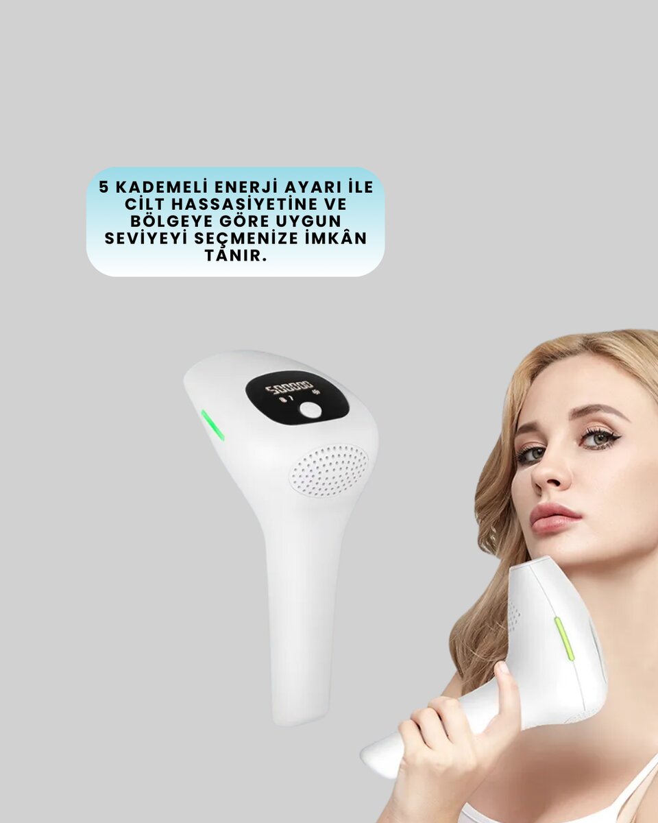 Hasuba IPL Lazer Epilasyon Cihazı HS-262 Ev Tipi Kullanım İçin 3 Hasuba IPL Lazer Epilasyon Cihazı HS-262 Ev Tipi Kullanım İçin - Görsel 3