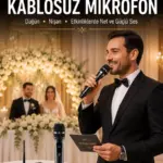 Yeni Nesil Kablosuz El Mikrofonu Seti Dijital Ekranlı Çift Mikrofonlu
