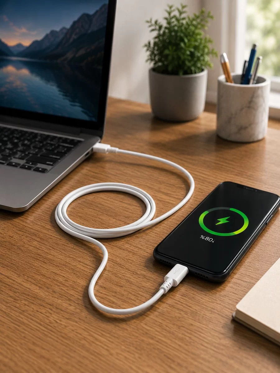 USB-A to Type-C Şarj Kablosu 2 Metre Uzun Kablo 4 USB-A to Type-C Şarj Kablosu 2 Metre Uzun Kablo - Görsel 4