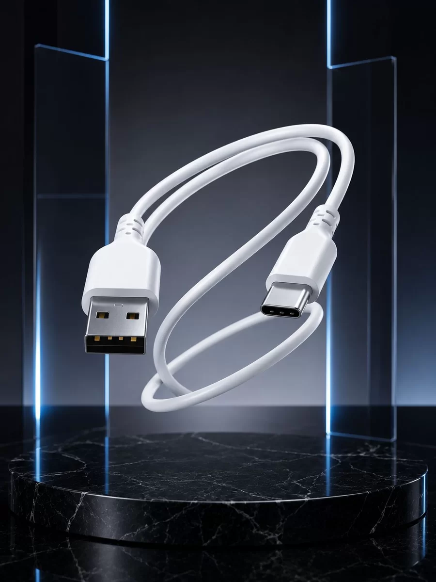 USB-A to Type-C Şarj Kablosu 2 Metre Uzun Kablo 3 USB-A to Type-C Şarj Kablosu 2 Metre Uzun Kablo - Görsel 3
