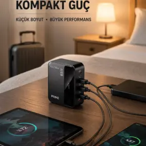 Akıllı Güç Dağılımlı 4 Girişli Şarj İstasyonu