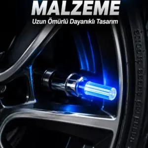 4 Adet LED Lastik Sibop Işığı Otomobil İçin Hareket Sensörlü